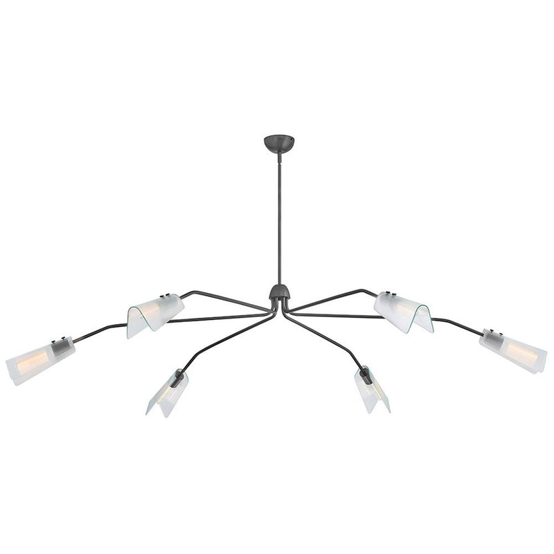 Altman 6-Light Chandelier in Gunmetal