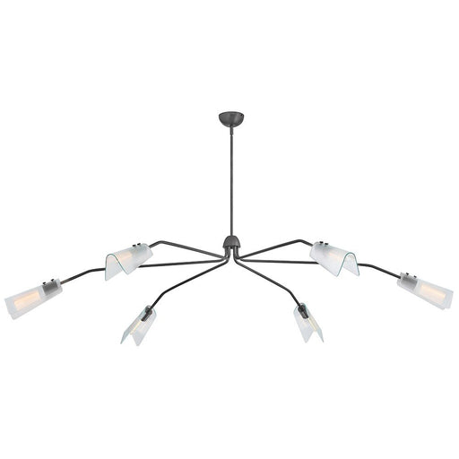 Altman 6-Light Chandelier in Gunmetal