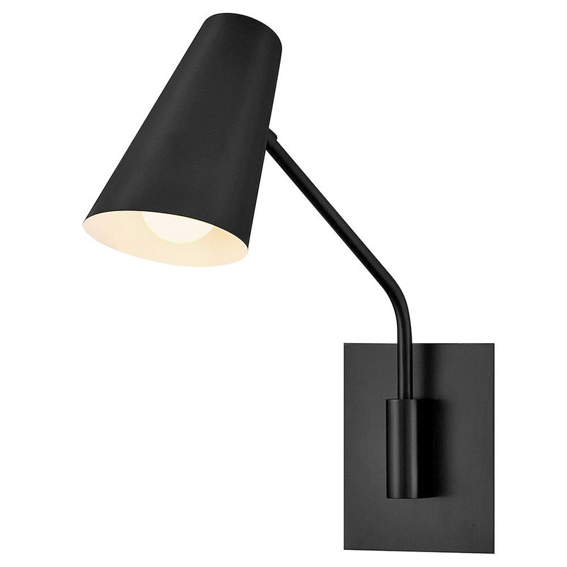 Bray Plug-In Wall Sconce in Black