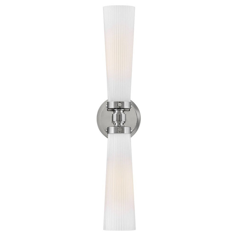 Jude 2-Light Bath Vanity Light in Polished Nickel