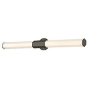 Facet 40" Bath Vanity Light in Black Oxide