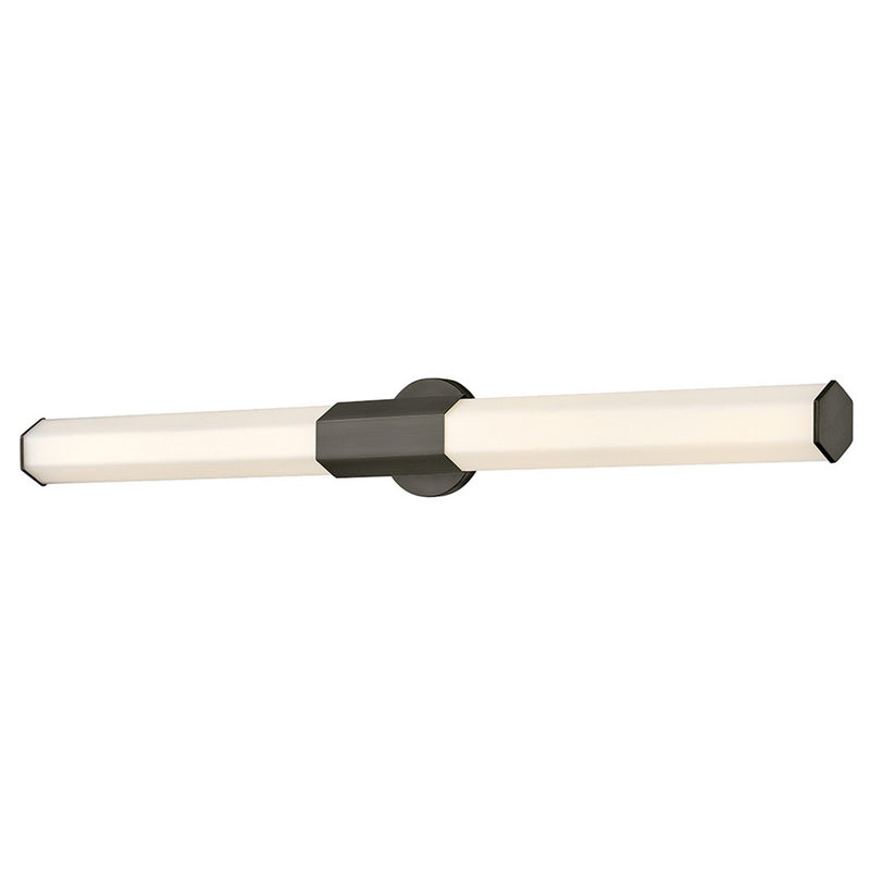Facet 40" Bath Vanity Light in Black Oxide