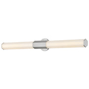 Facet 40" Bath Vanity Light in Polished Nickel