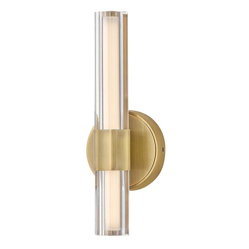 Georgette Bath Sconce in Lacquered Brass