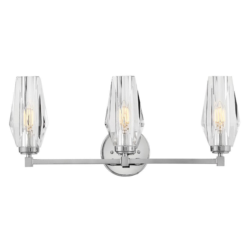 Ana 3-Light Bath Vanity Light in Polished Nickel