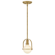 Somerset Convertible Pendant in Heritage Brass