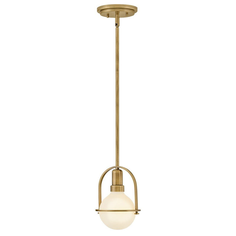 Somerset Convertible Pendant in Heritage Brass