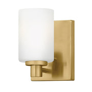Karlie Bath Sconce in Lacquered Brass