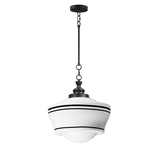 Eureka One Light Pendant in Black