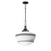 Eureka One Light Pendant in Black