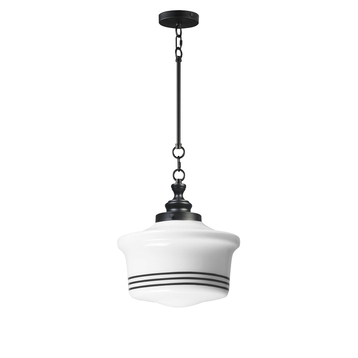 Eureka One Light Pendant in Black