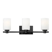 Karlie 3-Light Bath Vanity Light in Black