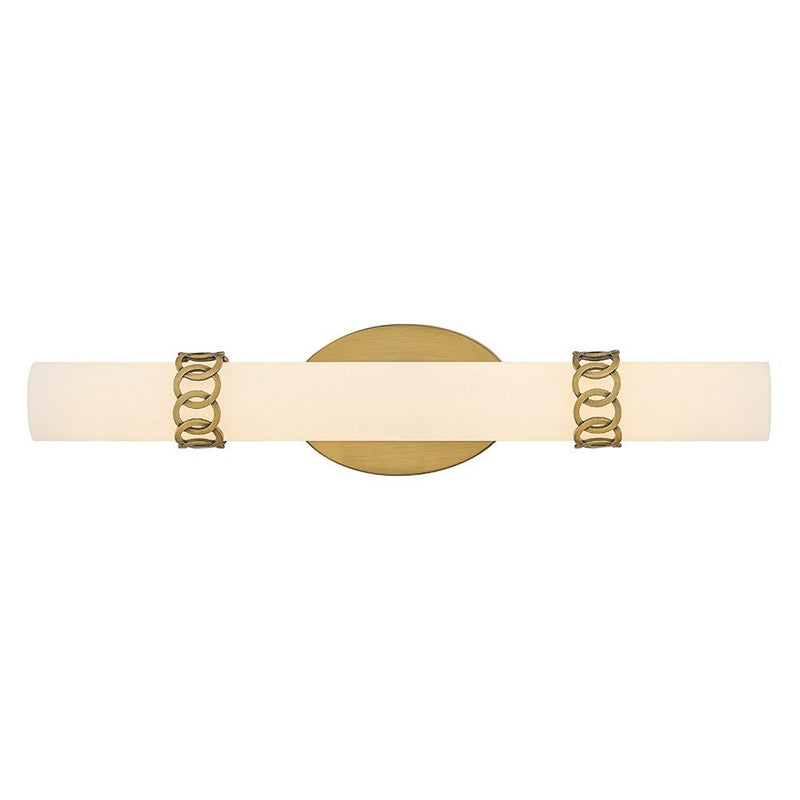 Eliza LED Bath Vanity Light in Lacquered Brass