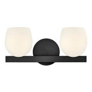 Mae 2-Light Bath Vanity Light in Black