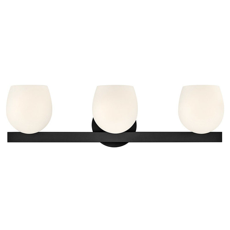 Mae 3-Light Bath Vanity Light in Black