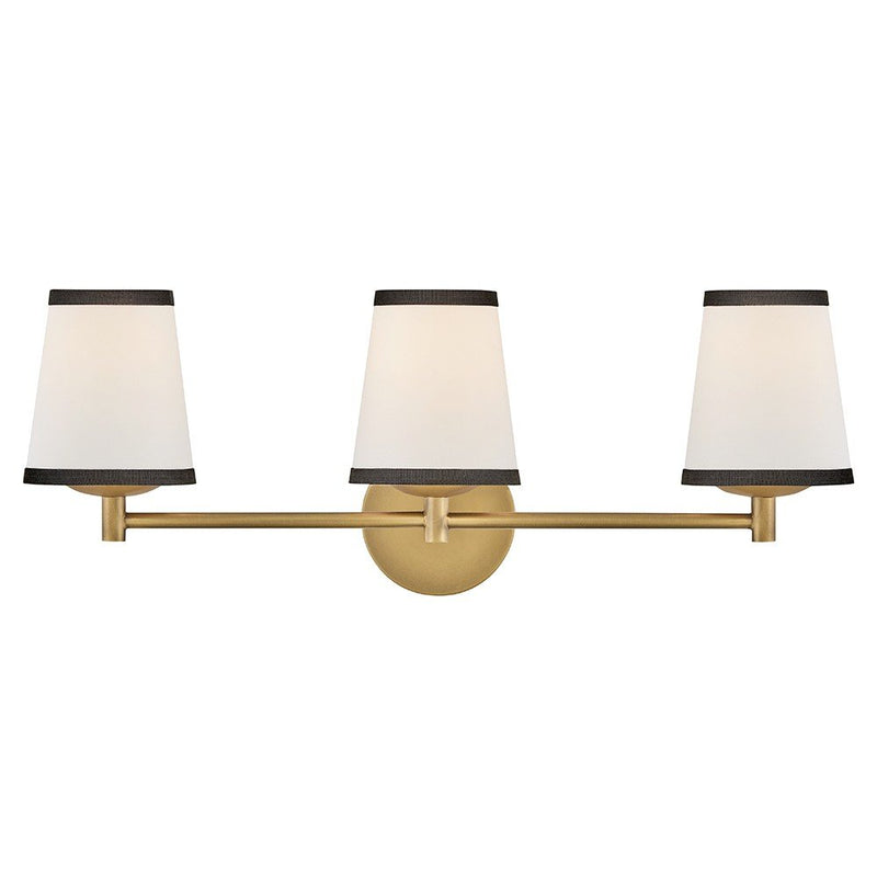 Sonia 3-Light Bath Vanity Light in Lacquered Brass