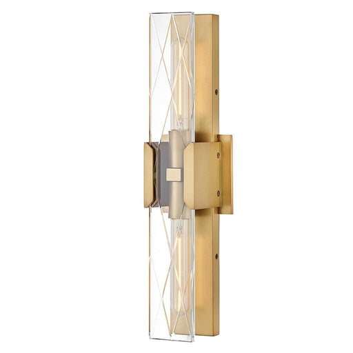 Monte 2-Light Wall Sconce in Heritage Brass