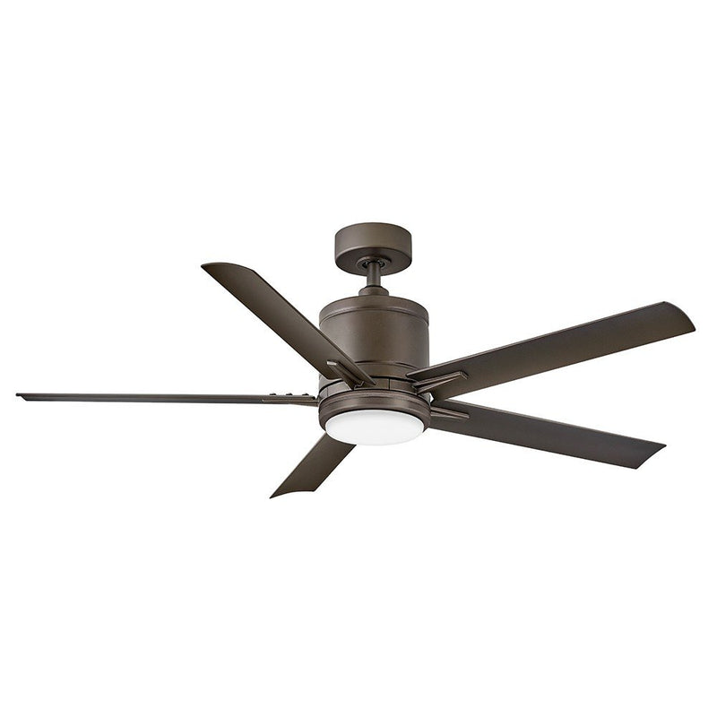 Vail 52" Outdoor Smart Ceiling Fan with Light in Metallic Matte Bronze