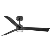 Speck 52" Outdoor Smart Ceiling Fan with Light in Matte Black