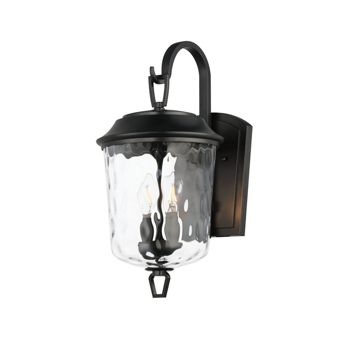 Prescott Two Light Outdoor Wall Sconce in Dark Bronze