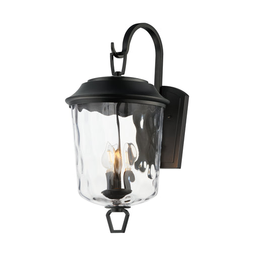 Prescott Three Light Outdoor Wall Sconce in Dark Bronze