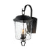 Prescott Three Light Outdoor Wall Sconce in Dark Bronze