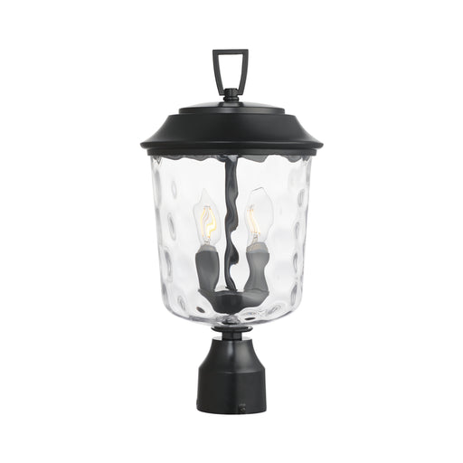 Prescott Two Light Post Lantern in Dark Bronze