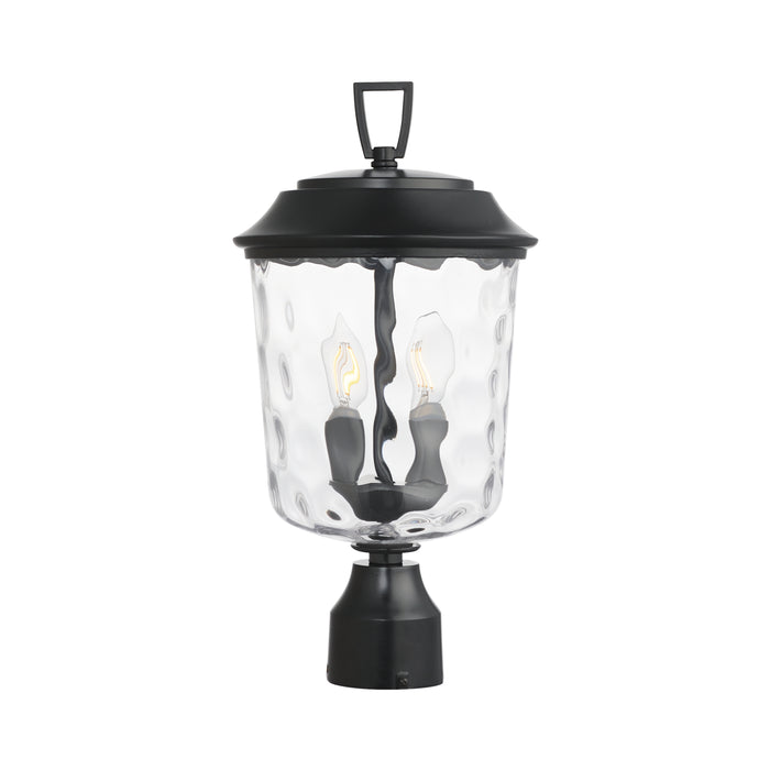 Prescott Two Light Post Lantern in Dark Bronze