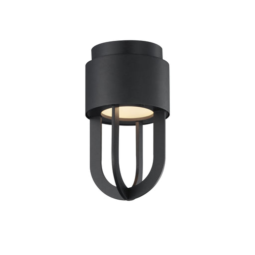 Quayside VX LED Outdoor Flush Mount in Black