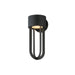 Quayside VX LED Outdoor Wall Sconce in Black
