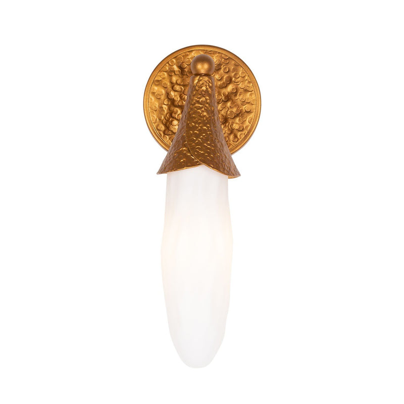 Bougainvillea Wall Sconce in Warm Gold