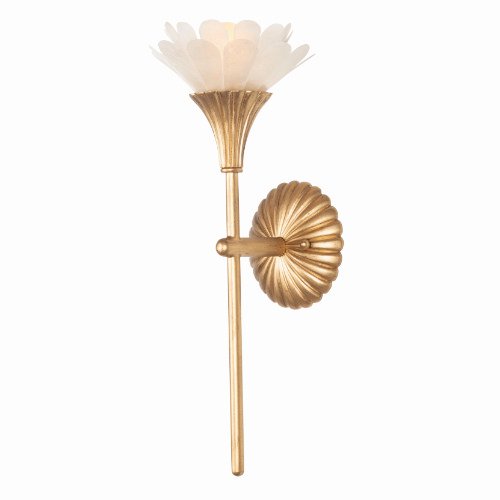 Flora 16.5" Wall Sconce in Modern Gold