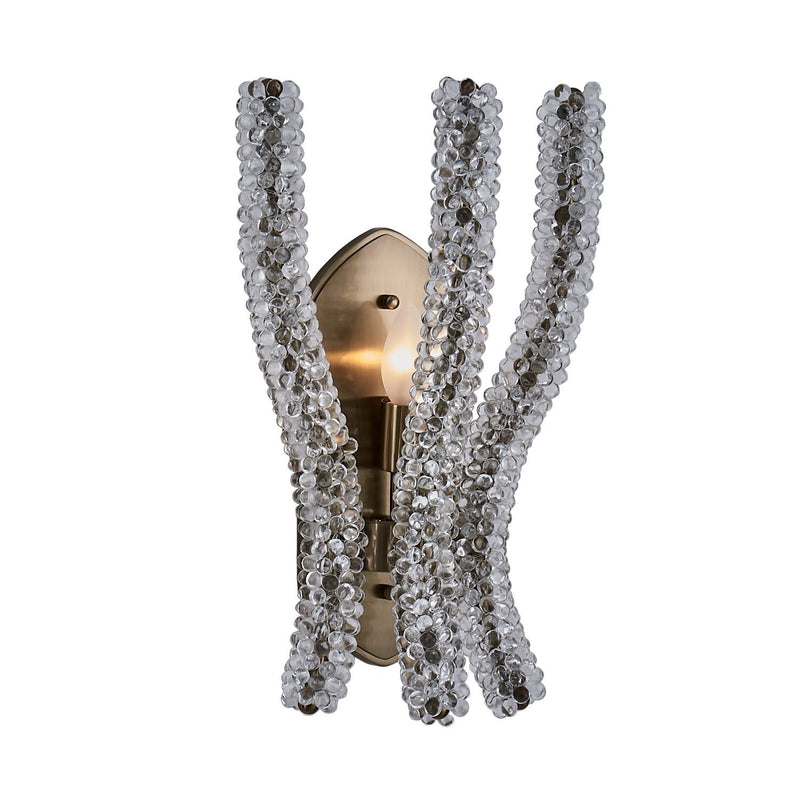 Coral Wall Sconce in Brushed Champagne Gold