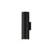 Stout LED Outdoor Wall Sconce in Black