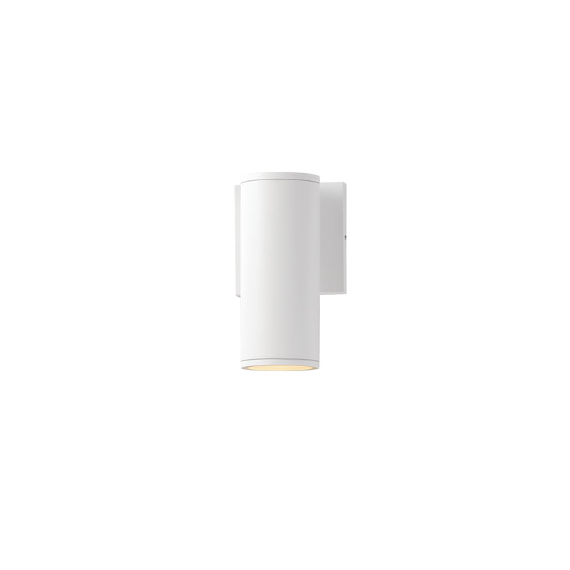 Caldera LED Outdoor Wall Sconce in White