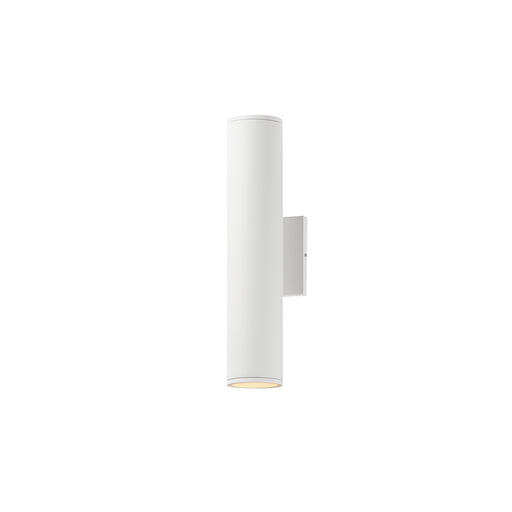 Caldera LED Outdoor Wall Sconce in White