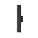 Caldera LED Outdoor Wall Sconce in Black