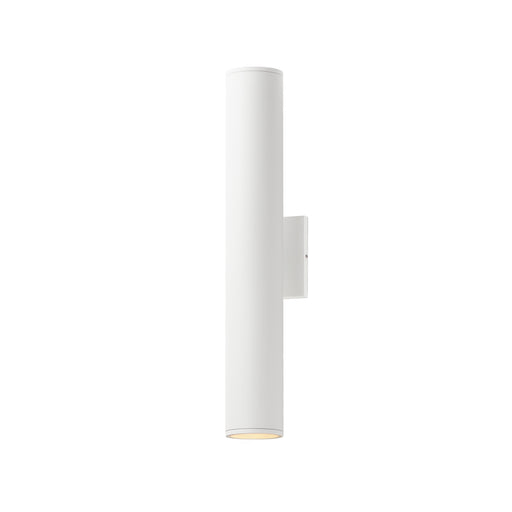 Caldera LED Outdoor Wall Sconce in White