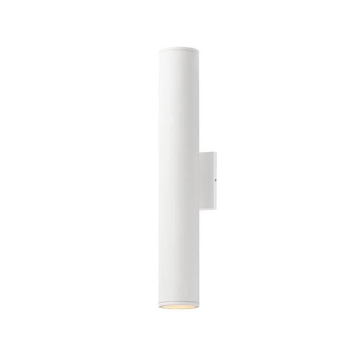 Caldera LED Outdoor Wall Sconce in White
