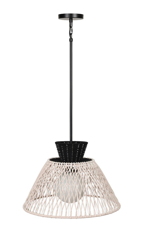 Jelice 24" Pendant in Matte Black