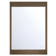 Mogano 30" x 42" LED Vanity Mirror in Dark Walnut