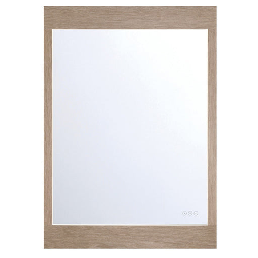 Mogano 30" x 42" LED Vanity Mirror in White Oak