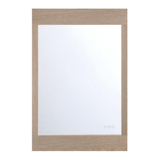 Mogano 24" x 36" LED Vanity Mirror in White Oak