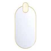 Mrissa 21" x 45" LED Vanity Mirror in Gold