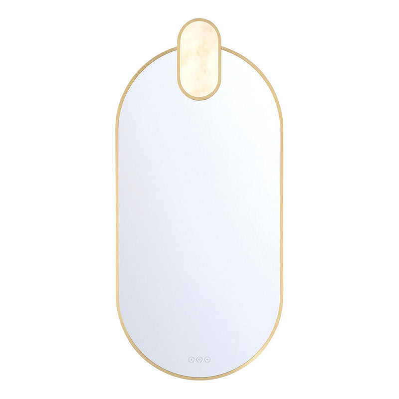 Mrissa 21" x 45" LED Vanity Mirror in Gold