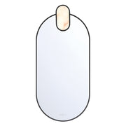 Mrissa 21" x 45" LED Vanity Mirror in Matte Black
