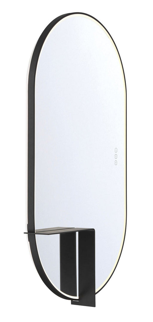 Linden 24" x 42" LED Vanity Mirror in Matte Black