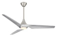 Switch 60" Ceiling Fan in Brushed Nickel W/ Silver