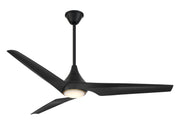 Switch 60" 3-Blade LED Ceiling Fan in Coal Black