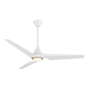 Switch 60" 3-Blade LED Ceiling Fan in Flat White